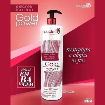 Imagem de Kit Selagem Gold Power + Progressiva Gold Liss Souple Liss