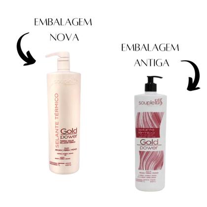 Imagem de Kit Selagem Gold Power + Progressiva Gold Liss Souple Liss