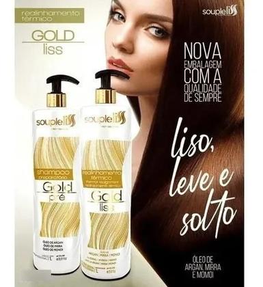 Imagem de Kit Selagem Gold Power + Progressiva Gold Liss Souple Liss