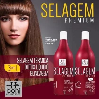 Imagem de Kit Selagem Hboni 3x1 (selagem, Blindagem, Botóx)