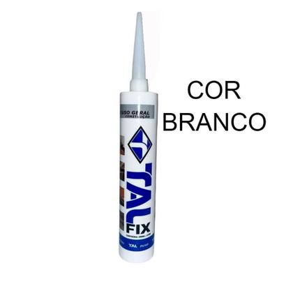 Imagem de Kit selante pu40 talfix branco uso geral tubo 290ml/470g 5 pç