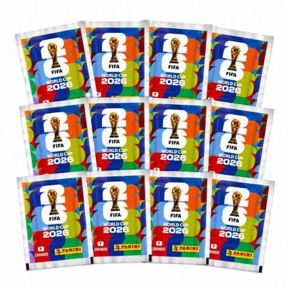 Imagem de Kit Seleção 12 Envelopes de Figurinhas Oficial Panini - Copa do Mundo Fifa 2026