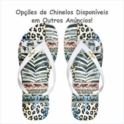 Imagem de Kit Selva Feminino Animal Print com Bolsa, Necessaire e Chinelo, Magicc