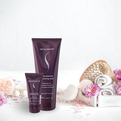 Imagem de Kit Senscience Silk Moisture Inner Restore Home Care 50 (3 produtos)