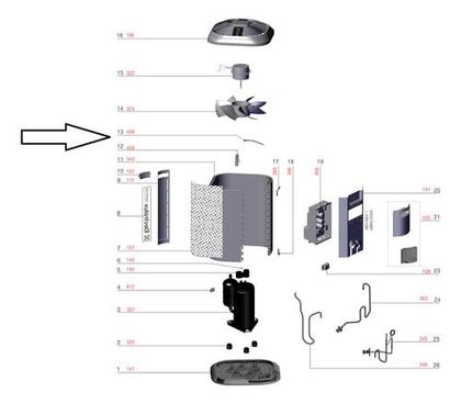 Imagem de Kit Sensor Triplo Temperatura Electrolux Split A04519901