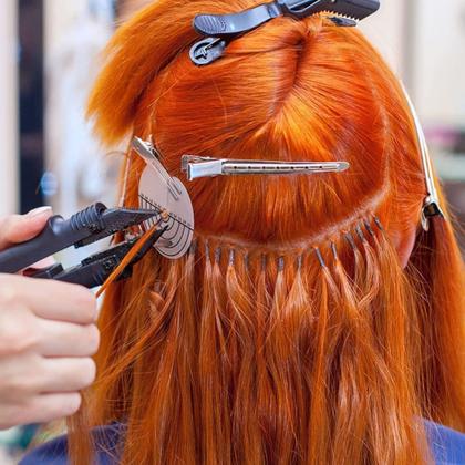 Imagem de Kit Separador De Mechas Para Aplicação De Mega Hair MegaLocks Salão De Beleza