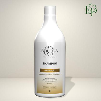 Imagem de Kit Sh+Cond 1L Hidratação D'Pantenol, Mandioca, Vit C Boetos