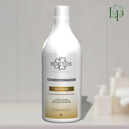 Imagem de Kit Sh+Cond 1L Hidratação D'Pantenol, Mandioca, Vit C Boetos
