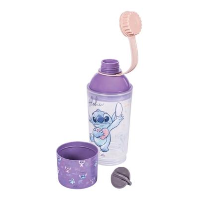 Imagem de Kit Shakeira 600ml + Potes 3 Em 1 Stitch - Plasútil
