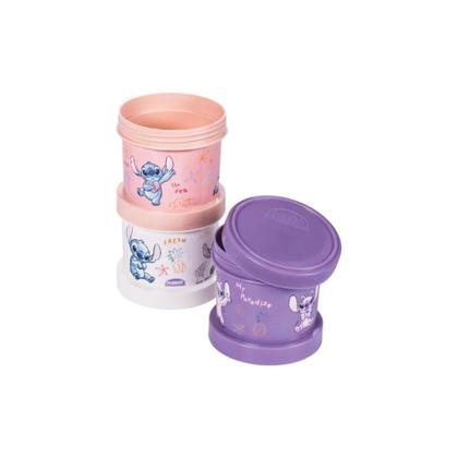 Imagem de Kit Shakeira 600ml + Potes 3 Em 1 Stitch - Plasútil