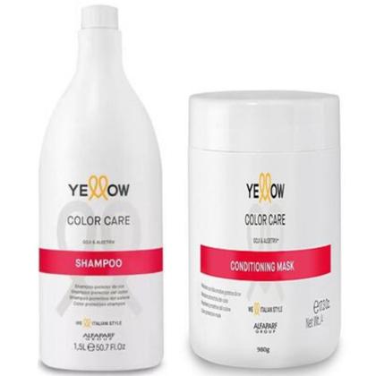 Imagem de Kit Shampoo 1.5 Litro + Máscara 1kg Yellow Color Care