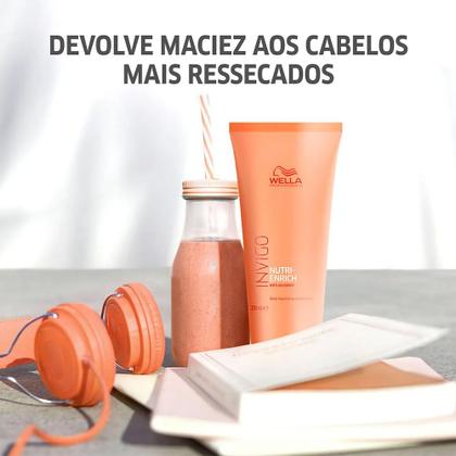Imagem de Kit Shampoo 250ml E Condicionador 200ml Wella Invigo Nutri Enrich