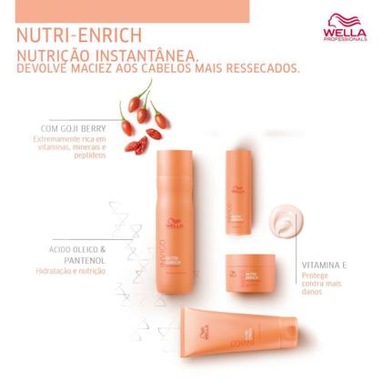 Imagem de Kit Shampoo 250ml E Condicionador 200ml Wella Invigo Nutri Enrich