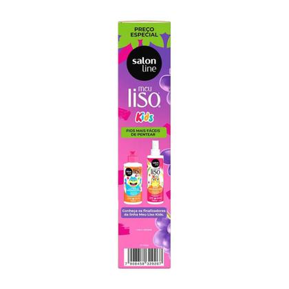 Imagem de Kit Shampoo 300ml + Condicionador 200ml Salon Line Meu Liso Kids Uva