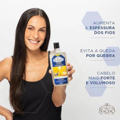 Imagem de Kit Shampoo 415ml + Condicionador 200ml Tio nacho Engrossador
