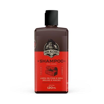 Imagem de Kit shampoo + balm + óleo para barba don alcides barba negra