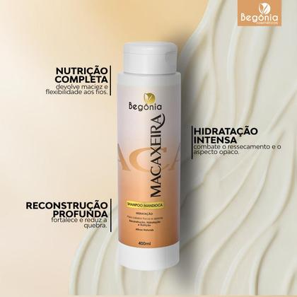 Imagem de KIT Shampoo Begonia Macaxeira 400ml 3 Unds