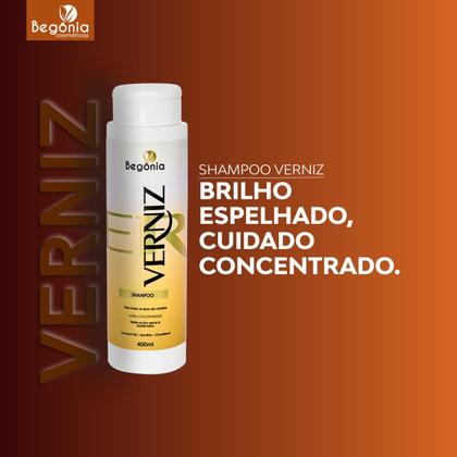 Imagem de KIT Shampoo Begonia Verniz 400ml 3 Unds