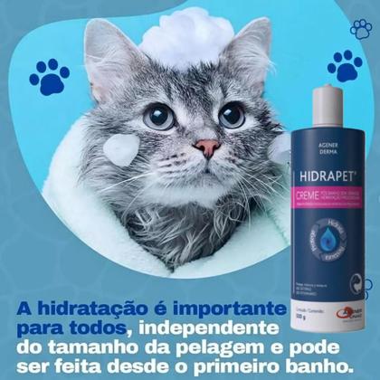 Imagem de Kit Shampoo Cloresten e Hidrapet Creme 500ml Agener para Cães e Gatos