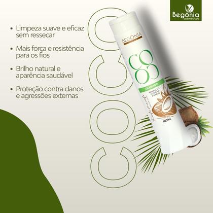 Imagem de KIT Shampoo Coco 400ml 12 Unds