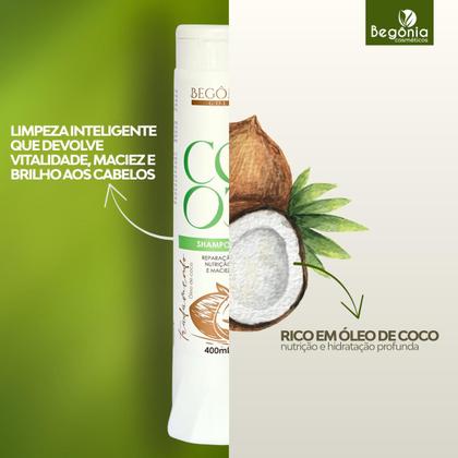Imagem de KIT Shampoo Coco 400ml 12 Unds