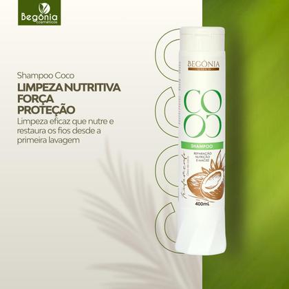 Imagem de KIT Shampoo Coco 400ml 12 Unds