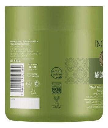 Imagem de Kit Shampoo, Cond Bombar 1l E Máscara Argan 500g - Inoar