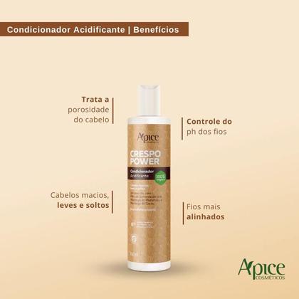 Imagem de Kit Shampoo, Cond, Creme e Máscara Crespo Apse