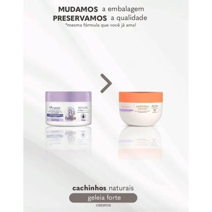 Imagem de Kit Shampoo, Cond e Geleia Forte Arvensis Cachinhos