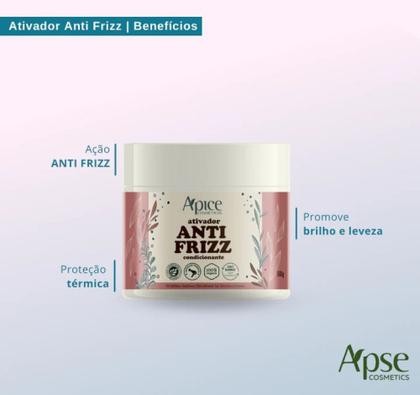 Imagem de Kit Shampoo, Cond Nutri Waves, Ativ Anti Frizz e PH Control Apse