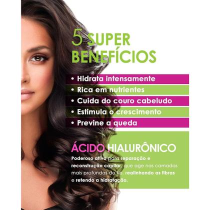 Imagem de Kit Shampoo + Condicionador Babosa com Hialurônico BioSeiva 300mL - Hidratação, Força e Brilho