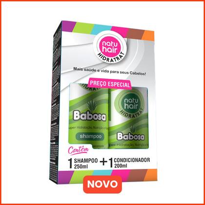 Imagem de Kit Shampoo + Condicionador Babosa Hidratrat Natuhair 450ML