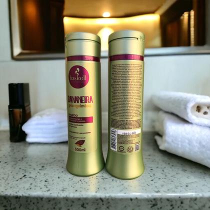 Imagem de Kit Shampoo Condicionador Bananeira Pós-química 300 Haskell