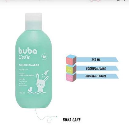 Imagem de Kit Shampoo + Condicionador Bebê 250ml Sem Lágrimas Buba Care100% vegana