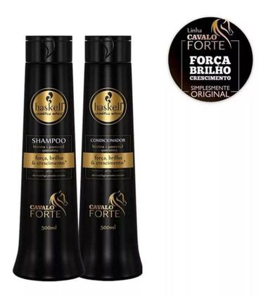 Imagem de Kit Shampoo + Condicionador Cavalo Forte 500ml Haskell