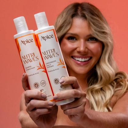 Imagem de Kit Shampoo, Condicionador e Creme Nutri Waves Apice