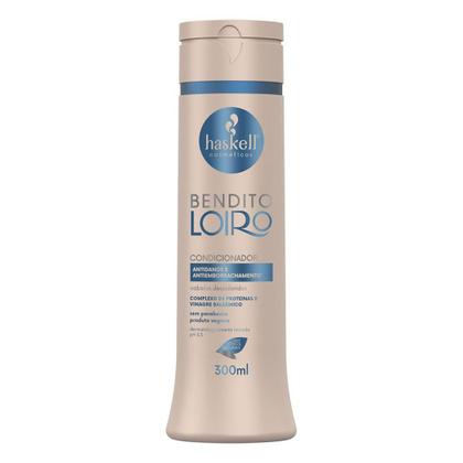 Imagem de Kit Shampoo Condicionador e Máscara Antidanos Bendito Loiro Haskell 300ml