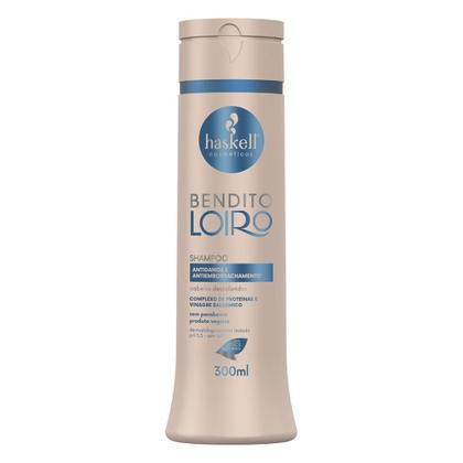 Imagem de Kit Shampoo Condicionador e Máscara Antidanos Bendito Loiro Haskell 300ml