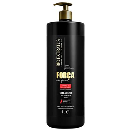 Imagem de Kit shampoo + condicionador e mascara crescimento força com pimenta bio extatus 1l/kg - bio extratus