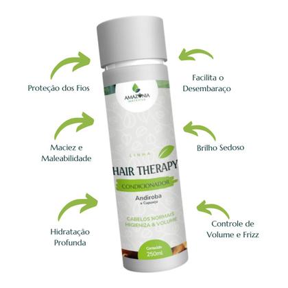 Imagem de Kit Shampoo, Condicionador e Máscara de  Andiroba e Cupuaçu: Cabelos Hidratados e Brilhantes HAIR THERAPY