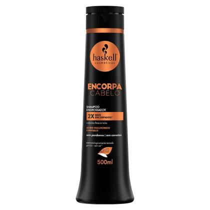 Imagem de Kit Shampoo Condicionador e Máscara Engrossador Encorpa Cabelo Haskell 500ml