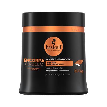 Imagem de Kit Shampoo Condicionador e Máscara Engrossador Encorpa Cabelo Haskell 500ml