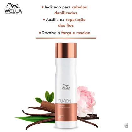 Imagem de Kit Shampoo, Condicionador e Máscara Fusion - Wella