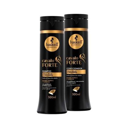 Imagem de Kit Shampoo + Condicionador Haskell Cavalo Forte 300ml