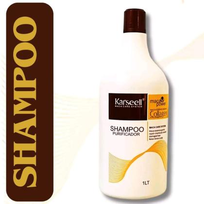 Imagem de Kit Shampoo Condicionador Karseell Colagem Original 1L + Máscara + Óleo+Cronograma 7Un