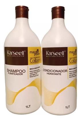 Imagem de Kit Shampoo Condicionador Mascara E Óleo Karseell