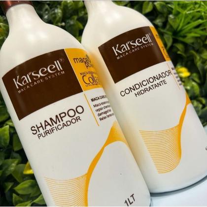 Imagem de Kit Shampoo Condicionador Mascara E Óleo Karseell