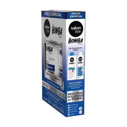 Imagem de Kit Shampoo Condicionador SOS Bomba Crescimento Capilar - Salon Line