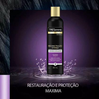 Imagem de Kit Shampoo + Condicionador TRESemmé Reconstrução E Força Cabelos Mais Fortes e Resistentes 400ml