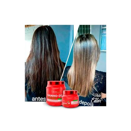 Imagem de Kit Shampoo e Cond. Banho de Verniz Morango Forever Liss